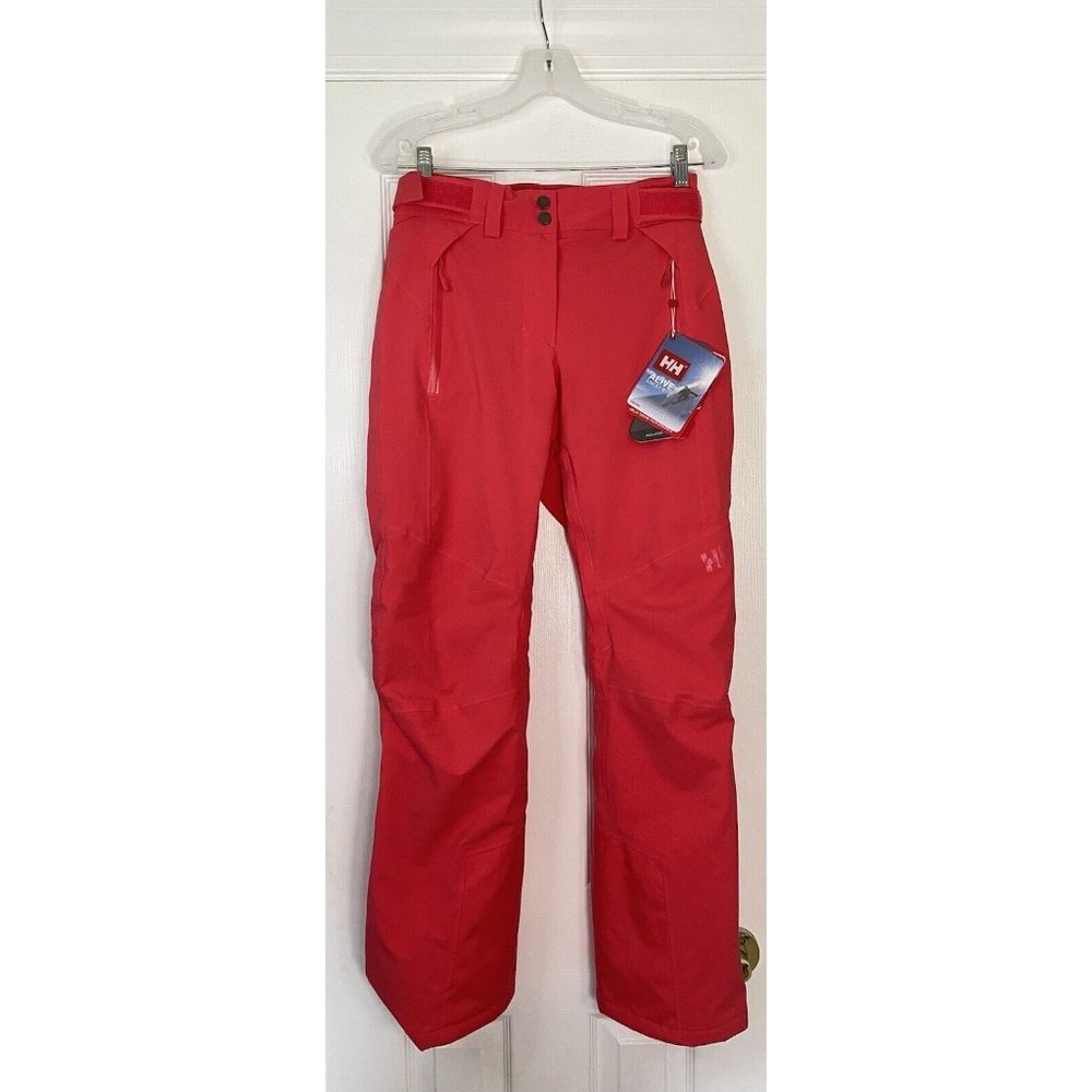 Helly Hansen Women’s Alphelia Ski Pant 65630-197 Pink Goji Berry Small New